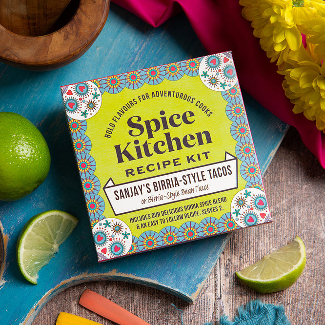 Spice Kitchen - Sanjay’s Birria-Style Tacos (or Five Bean Chilli) Recipe Kit