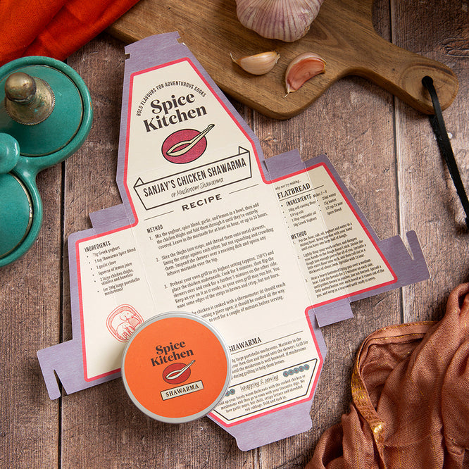 Spice Kitchen - Sanjay’s Chicken Shawarma (or Mushroom) Recipe Kit