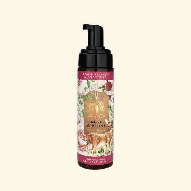 English Soap Company - Anniversary Rose and Peony Foaming Hand and Body Wash