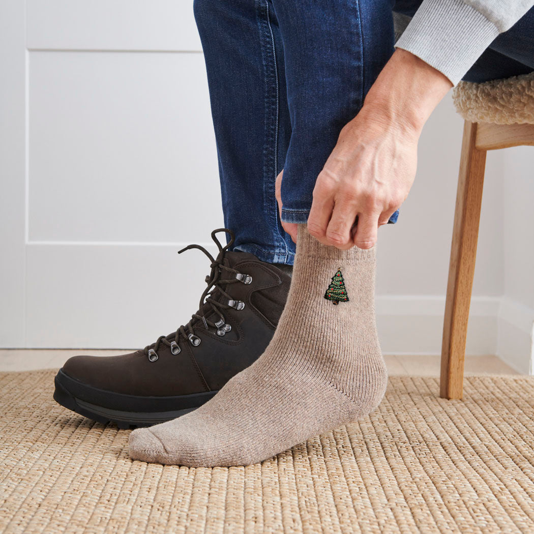 Sweet William - Christmas Tree Wool Socks