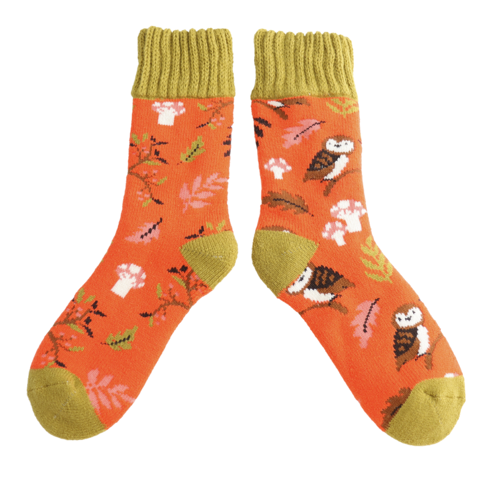 Miss Sparrow Winter Woodland Burnt Orange