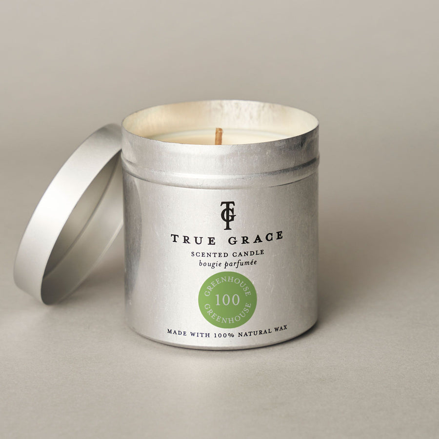 True Grace Scented Tin Candle -  Greenhouse