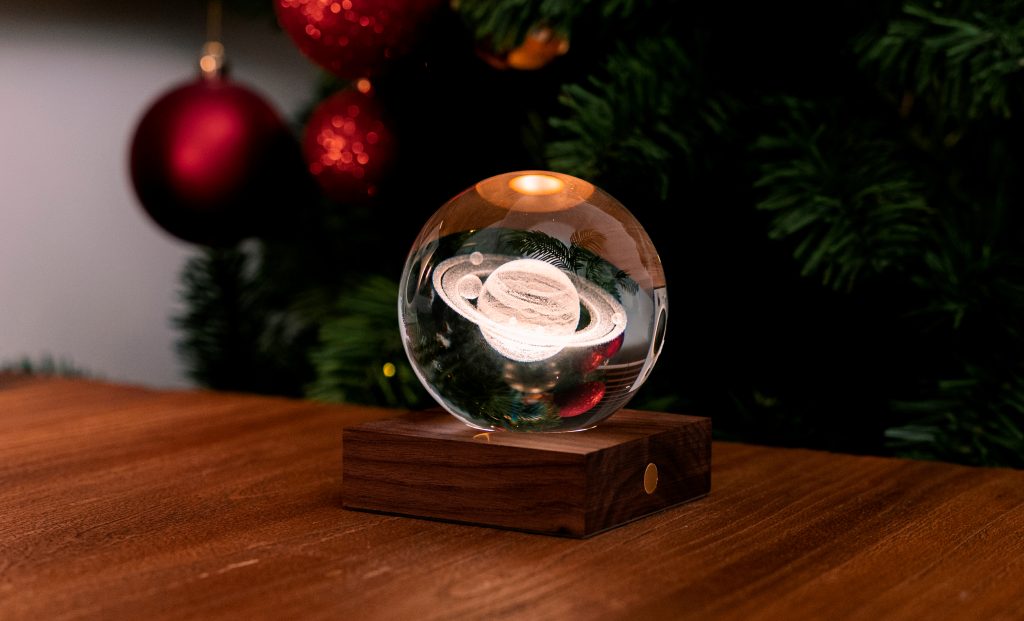 Gingko Amber Crystal Light - Saturn