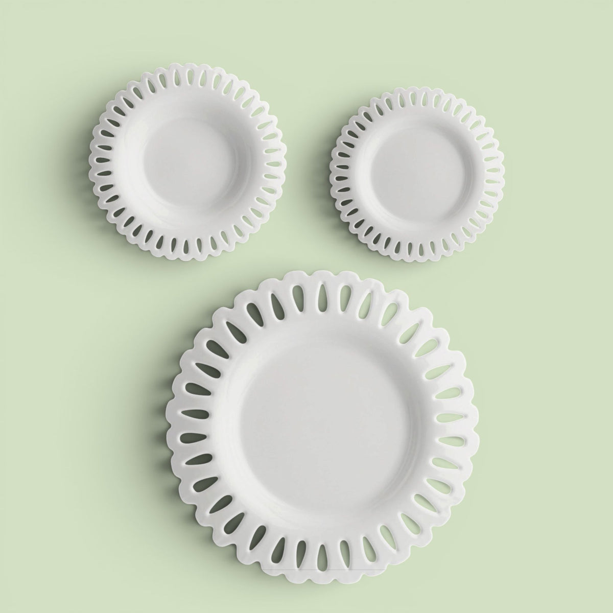 Giulietta Carved Salad Plate 21cm