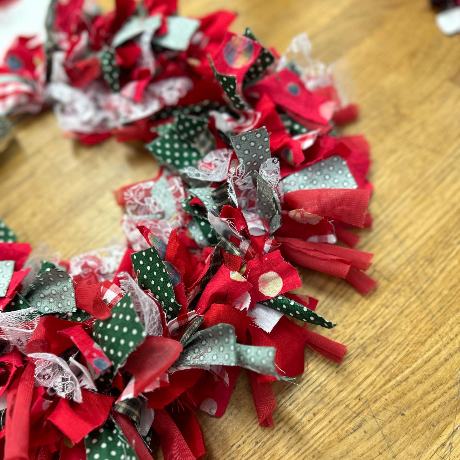 Rag Wreath Making (Dec)