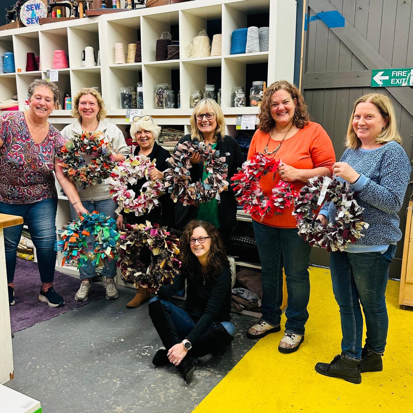 Rag Wreath Making (Dec)