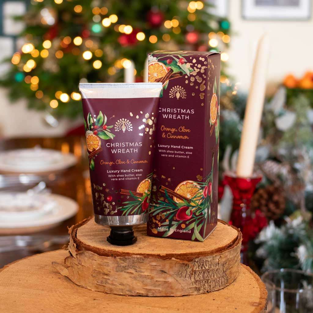 English Soap Company Christmas Wreath Hand Cream
