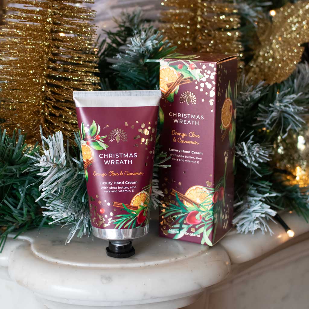 English Soap Company Christmas Wreath Hand Cream