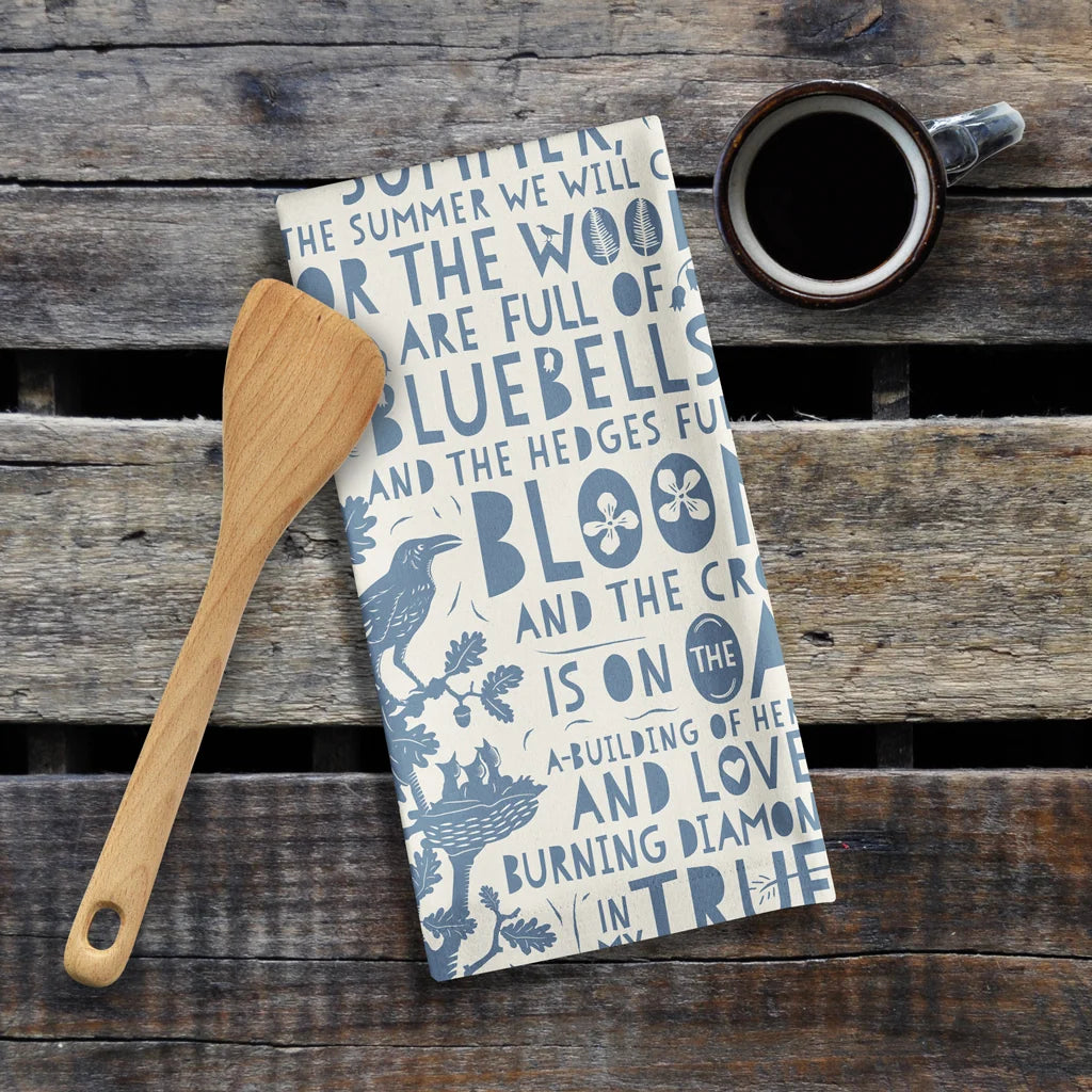 Tea-Towel Come We to the Summer