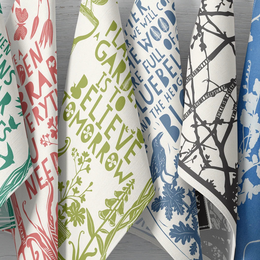 Tea-Towel When Robins Appear