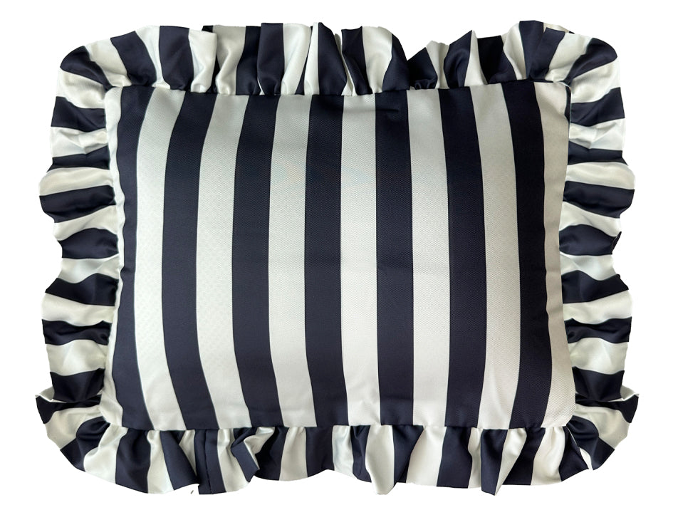 Abahna Bath Pillow - Charcoal Grey & White
