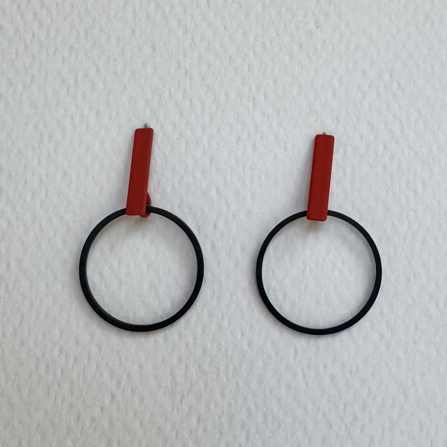 Geo Earrings Bauhaus Inspired Geometric Studs