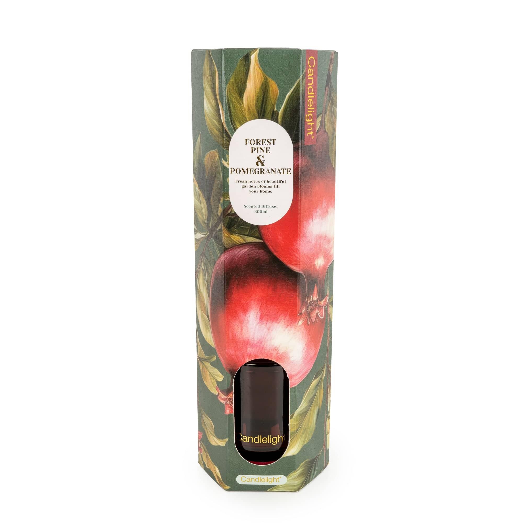 Candlelight Reed Diffuser - Forest Pine & Pomegranate