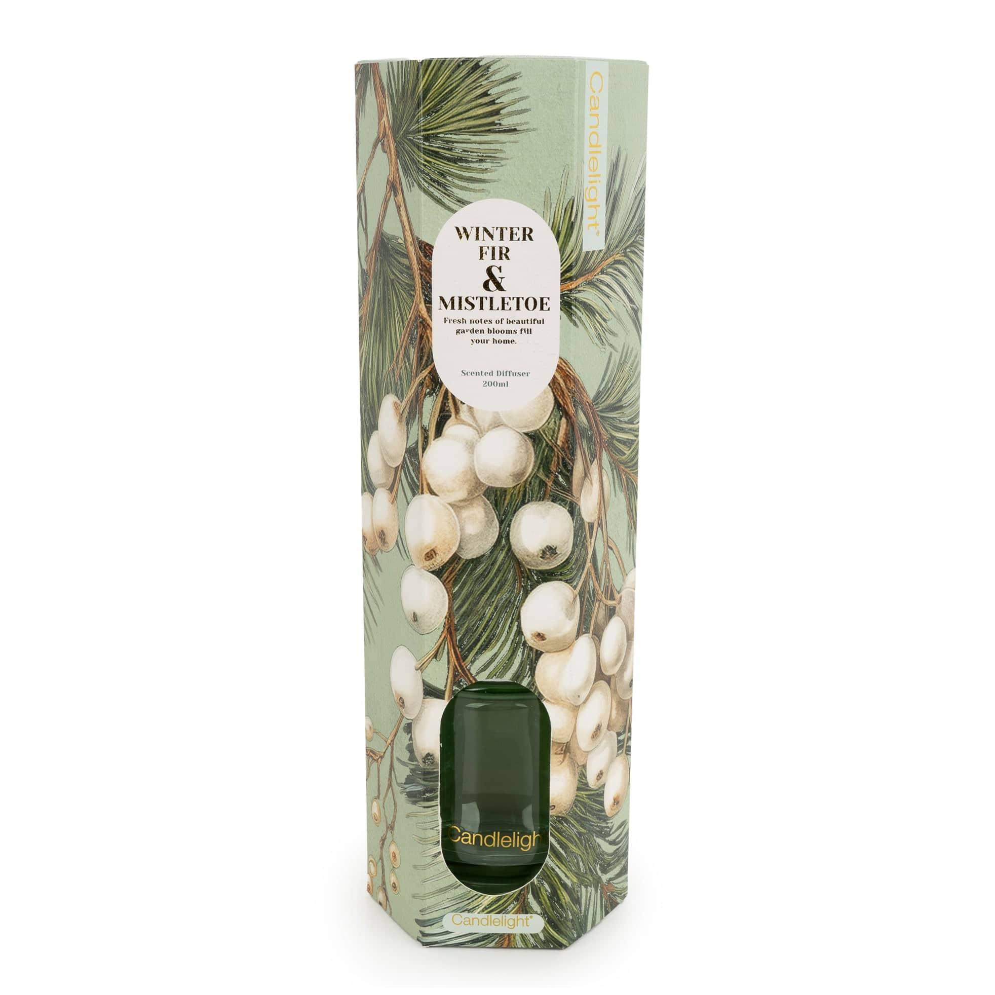 Candlelight Reed Diffuser - Winter Fir & Mistletoe