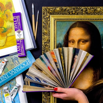 Book Fan - Folding Paper Fan - The Gallery