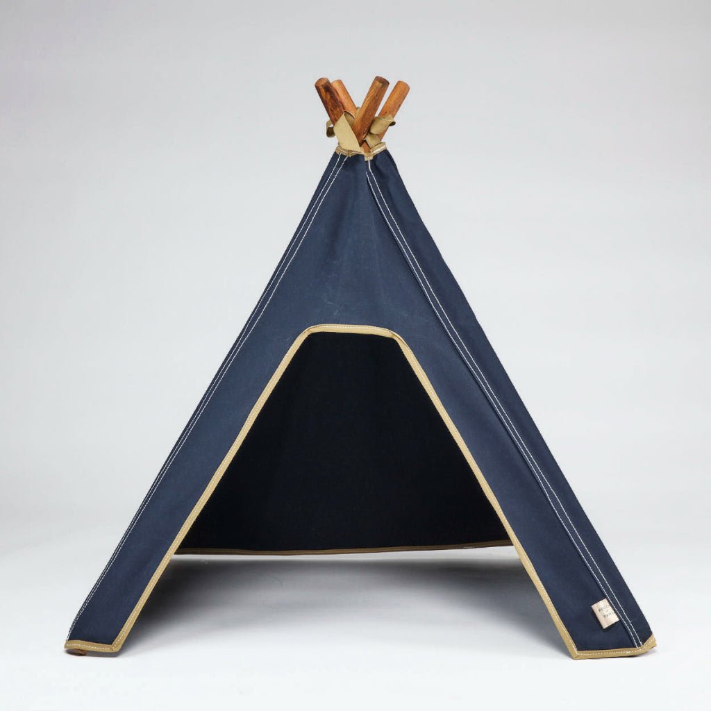 Pooch & Paws - Dog Teepee - Navy Blue