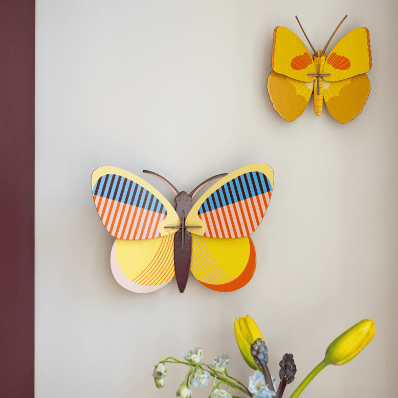 Yellow Butterfly - Wall Art