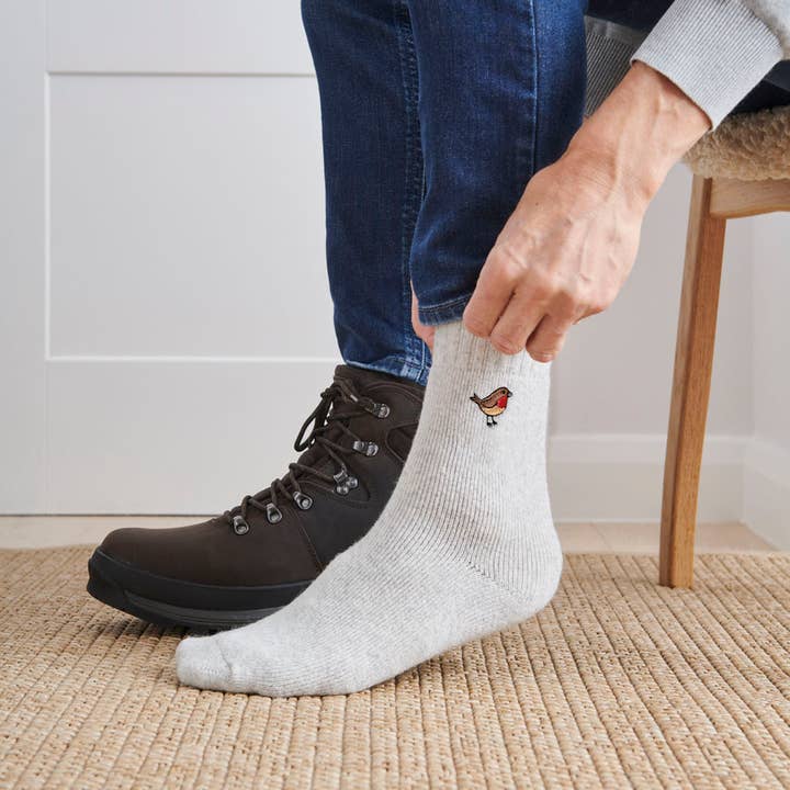 Sweet William - Robin Wool Gardening Socks