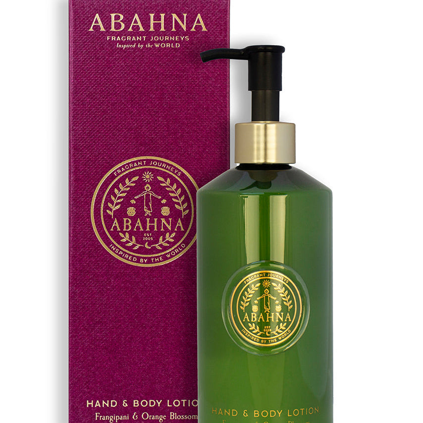 Abahna Hand & Body Lotion -  Frangipani & Orange Blossom