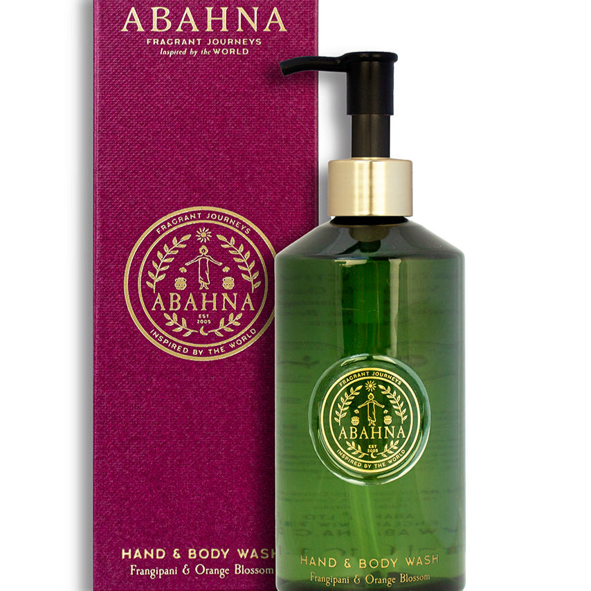 Abahna Hand & Body Wash -  Frangipani & Orange Blossom