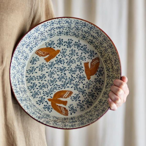 Bloomingvale Hezha Bowl 28cm Stoneware