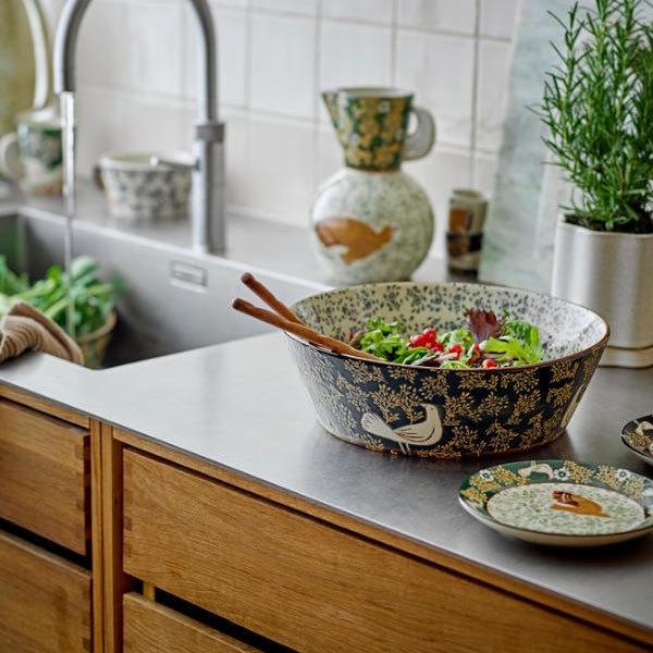 Bloomingvale Hezha Bowl 28cm Stoneware