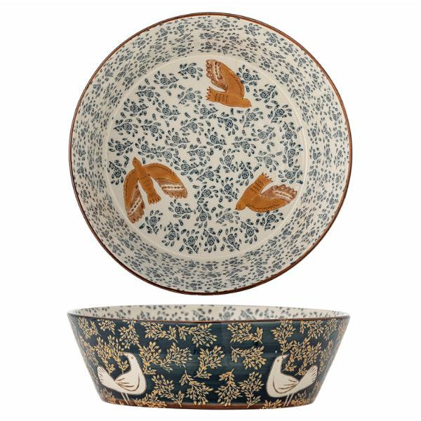 Bloomingvale Hezha Bowl 28cm Stoneware