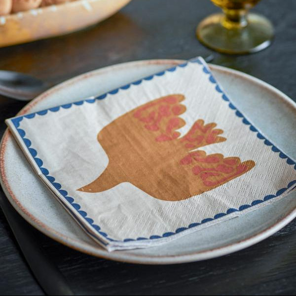 Bloomingville Anniversary Napkin, Multi, Paper