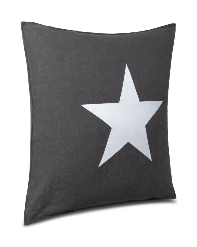 ChalkUK- Giant Charcoal Star Cotton Cushion