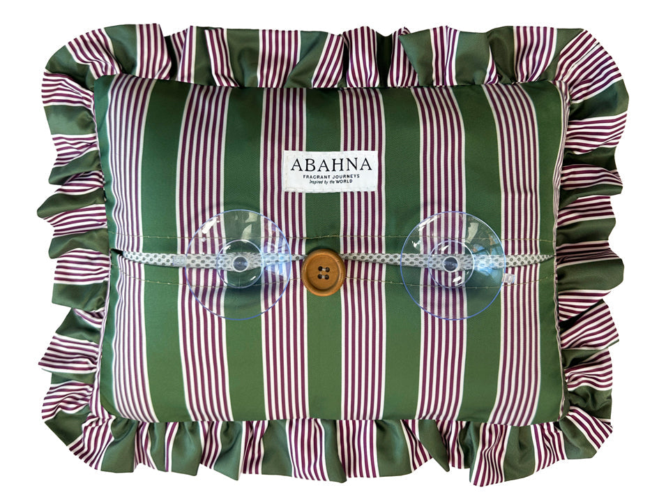 Abahna Bath Pillow - Pink & Green