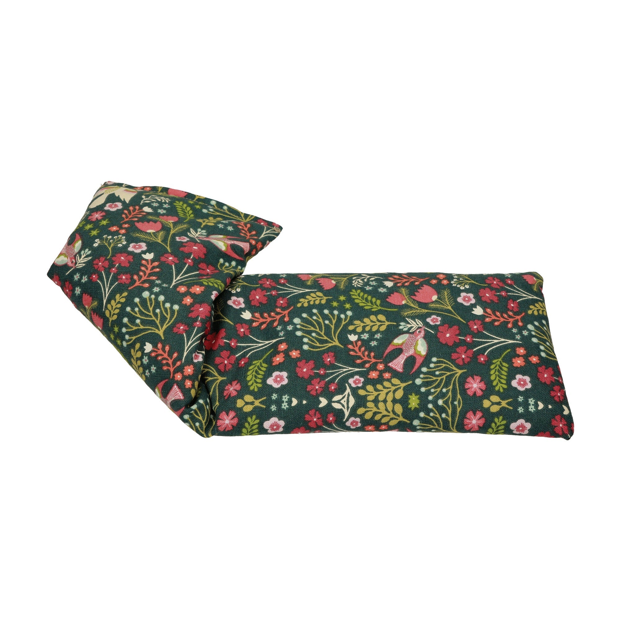 Garden Fern, Green Cotton Linen Lavender Wheat Bag