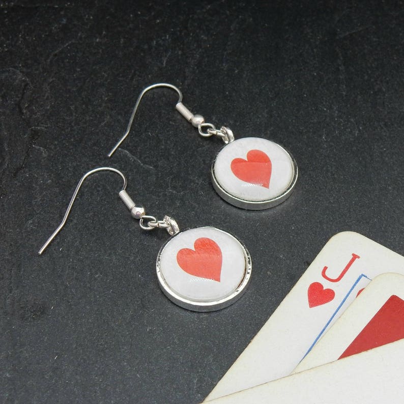 Red Heart Earrings