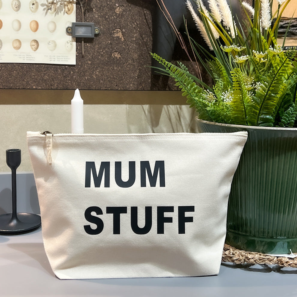 Mum Stuff Pouch - Natural