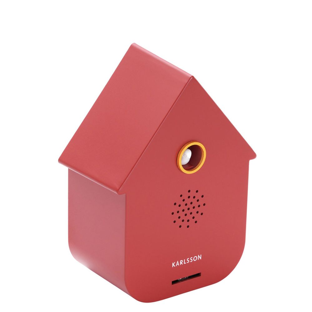 Karlsson Modern Cuckoo Sound Box, Red Ochre