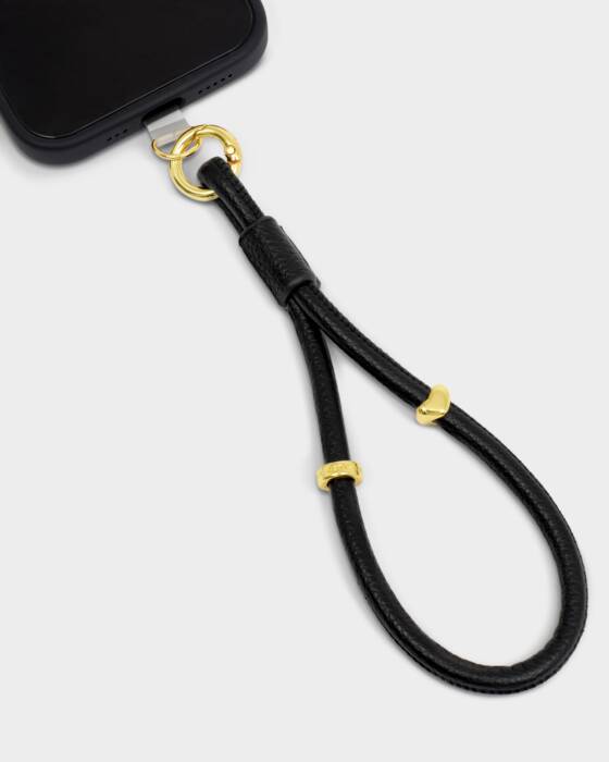 Phone Wristlet Strap - Black - Katie Loxton