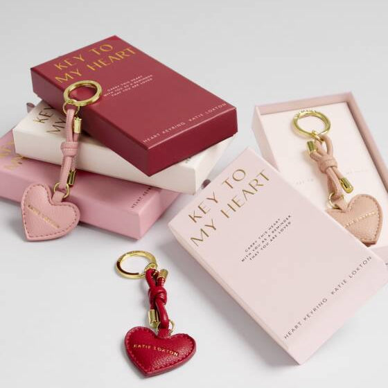 Key to My Heart - Red Heart Keyring - Katie Loxton
