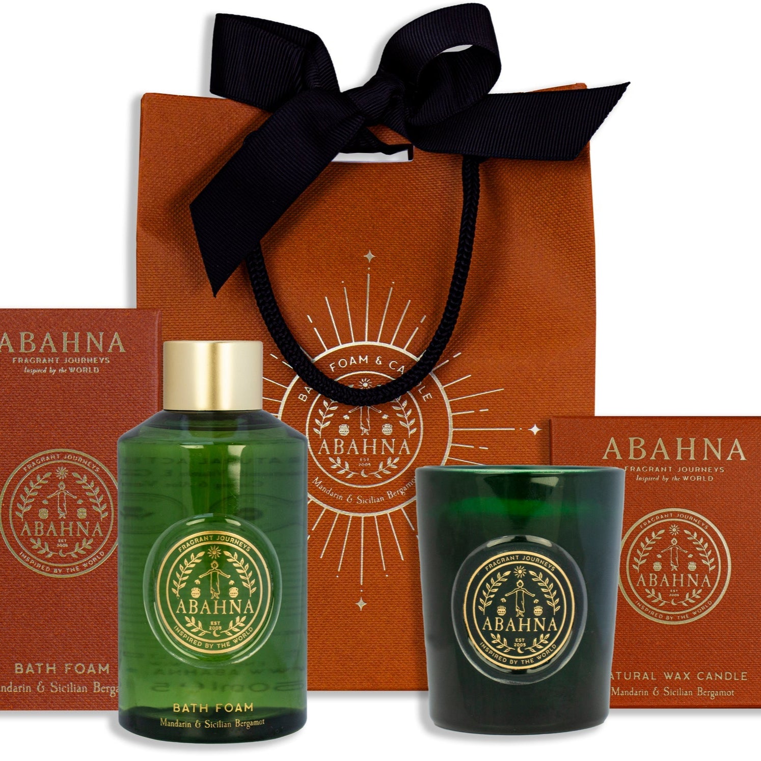 Abahna - Bathe by Candlelight - Mandarin & Sicilian Bergamot