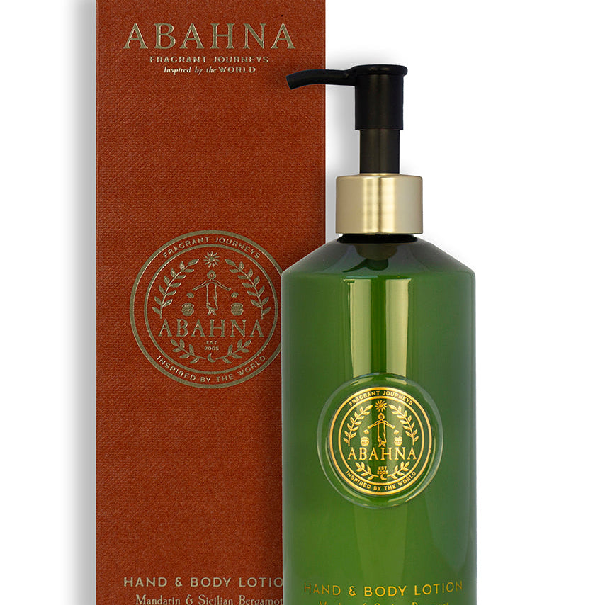 Abahna Hand & Body Lotion -  Mandarin & Sicilian Bergamot
