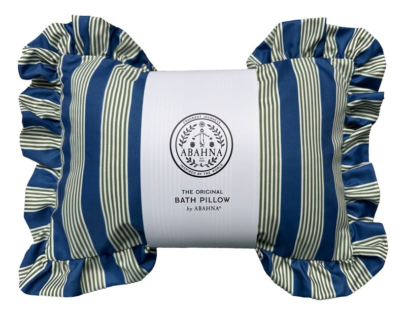 Abahna Bath Pillow - Blue & Green