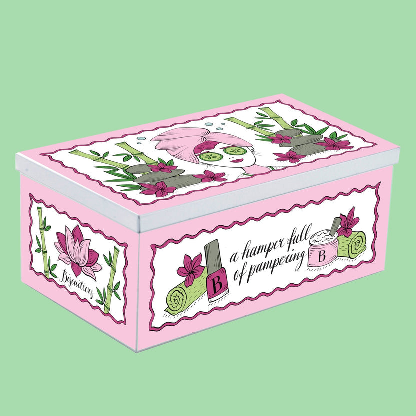 Biscuiteers Pamper Hamper Biscuit Tin