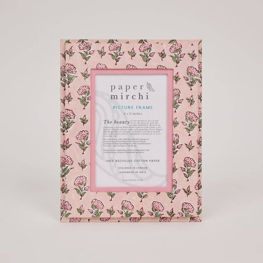 Paper  Mirchi - Photo Frame - Blush Ditsy Floral