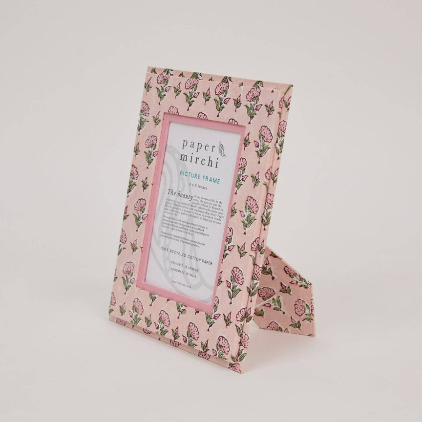 Paper  Mirchi - Photo Frame - Blush Ditsy Floral
