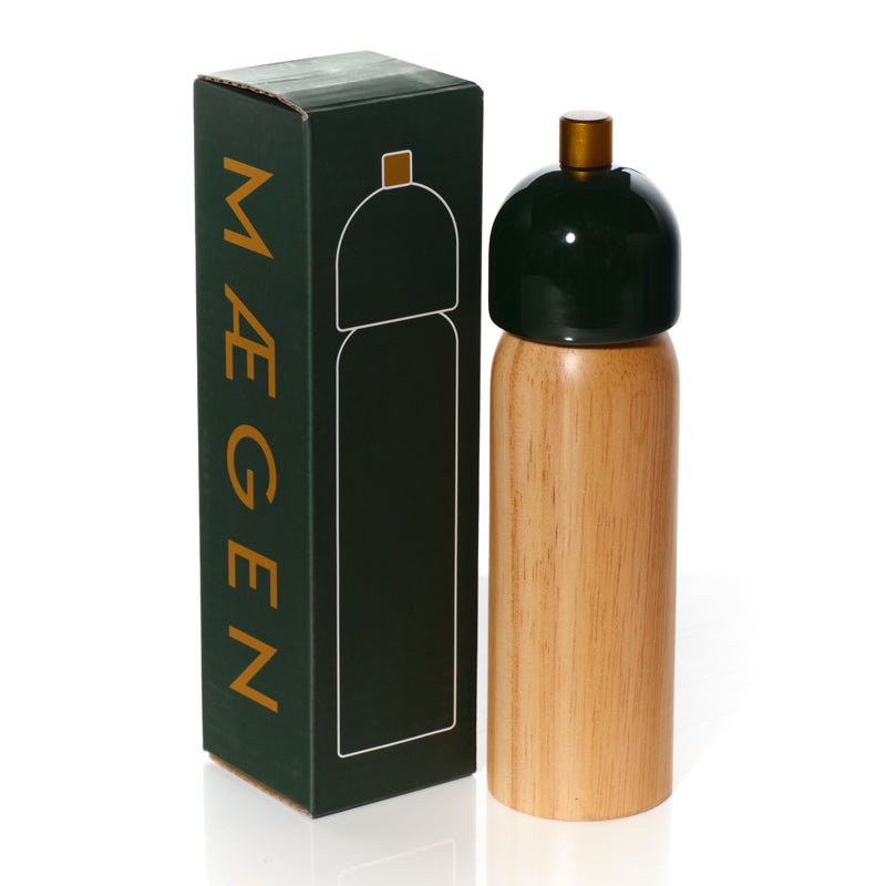 MÆGEN Salt & Pepper Grinder | Green & Gold