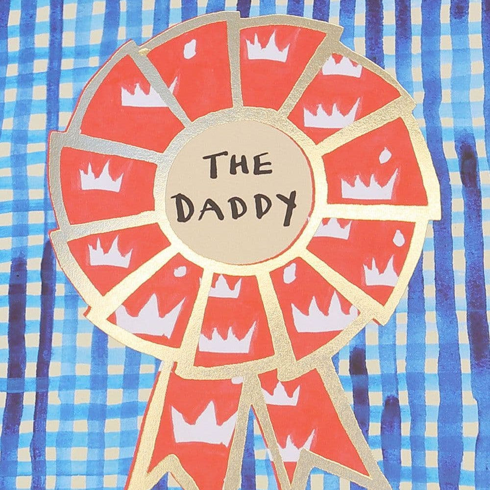 Poet and Painter - The Daddy Rosette Greetings Card