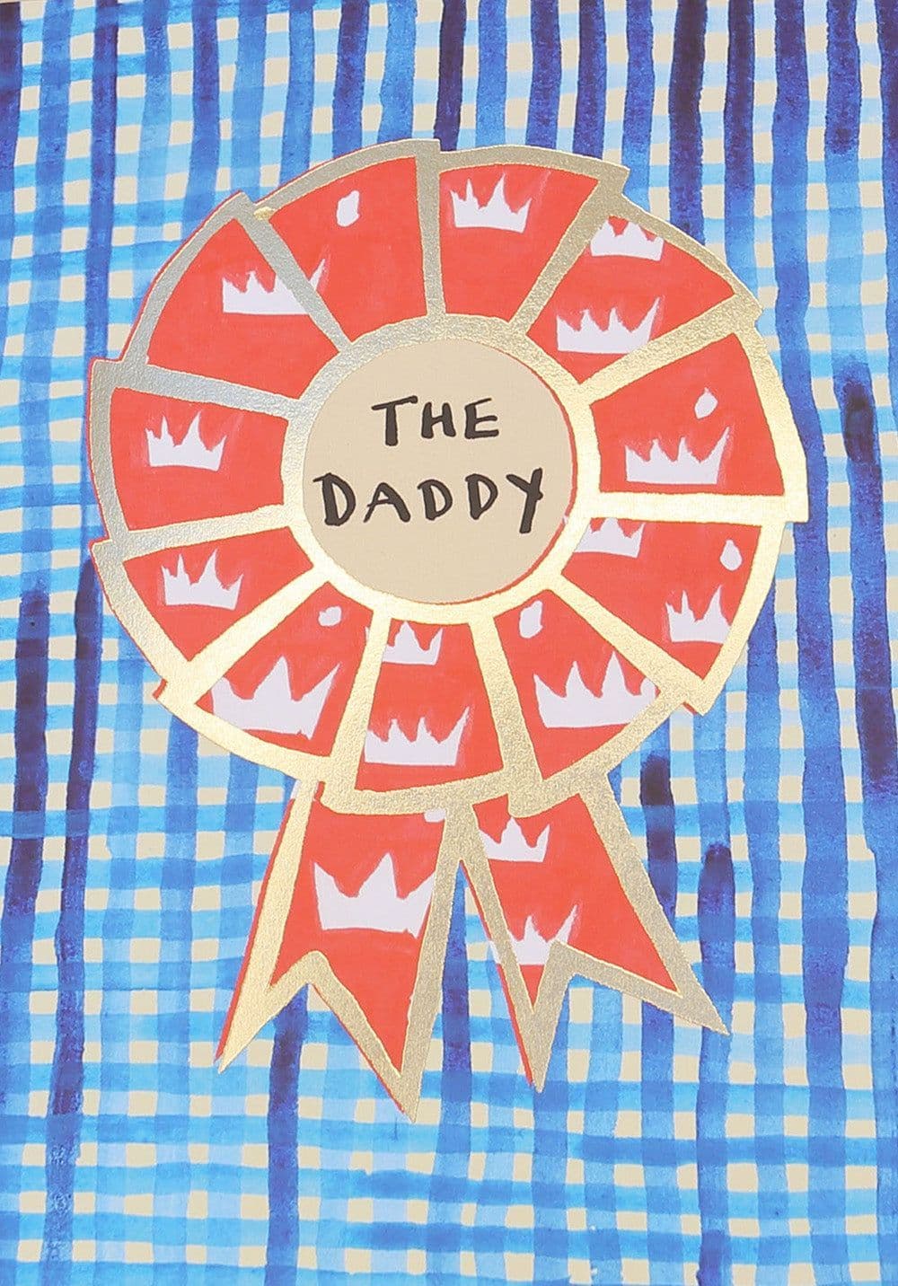 Poet and Painter - The Daddy Rosette Greetings Card