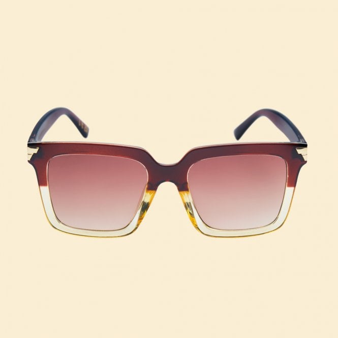 Powder Sunglasses - Luxe Fallon - Mahogany/Nude Sunglasses