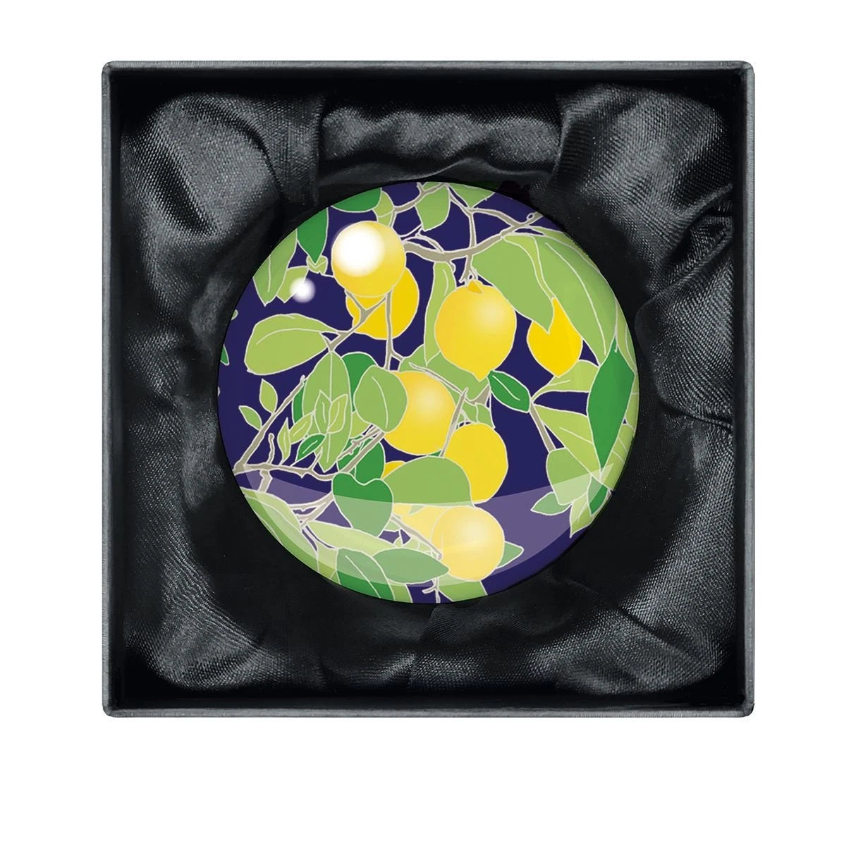 Emily Burningham Lemon Grove Crystal Paperweight