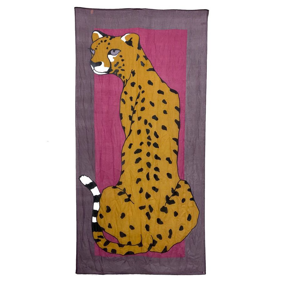 Cheetah Scarf Fuchsia