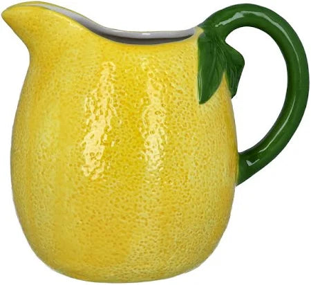 Ceramic Lemon Jug Pitcher