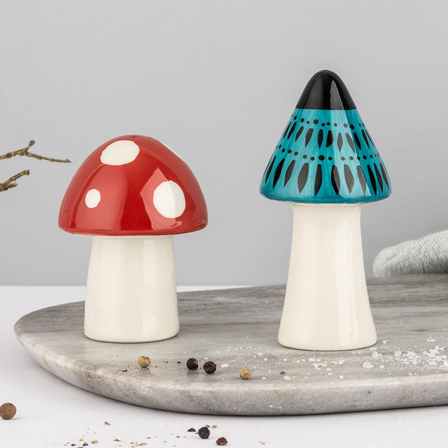 Toadstools -  Salt and Pepper Shakers